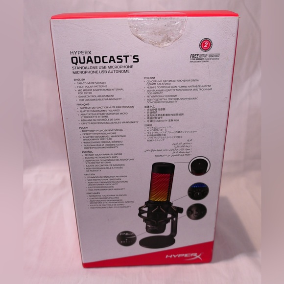 HyperX QuadCast S RGB with stand - Picture 4 of 4